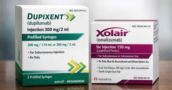 Dupixent and Xolair - AI Generated