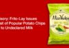 Advisory: Frito-Lay Recalls Popular Potato Chips Due to Undeclared Milk Miss Vickie's Recall
