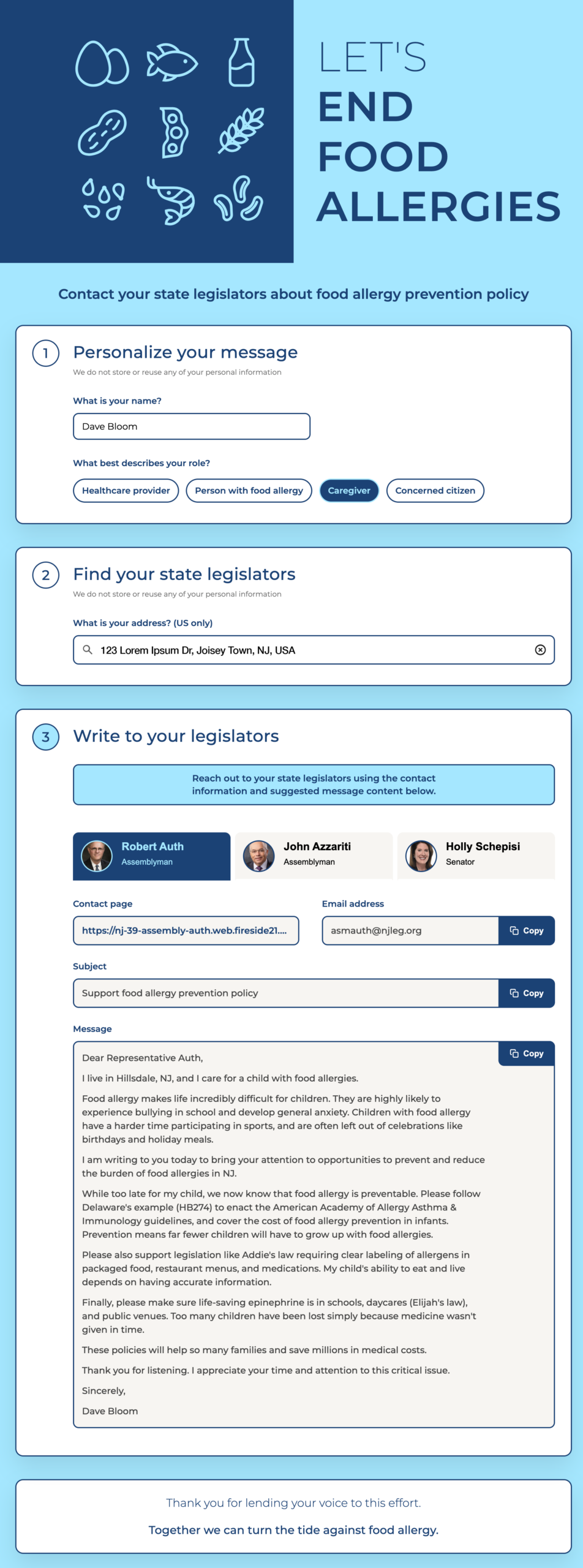 Take a Step Toward Ending Food Allergies 1 endfoodallergy.org example scaled