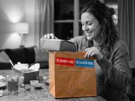 Takeout with Allergen and Gluten Labeling