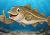 Cartoon Codfish — AI-Generated