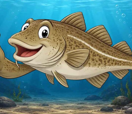 Cartoon Codfish — AI-Generated