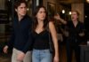 Couple Leaving Restaurant with Waitress Yelling — AI Generated