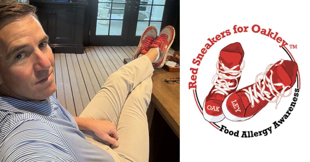 Eli's Red Sneakers Message