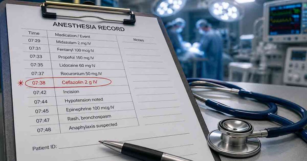 Anesthesia Record (AI-Generated)