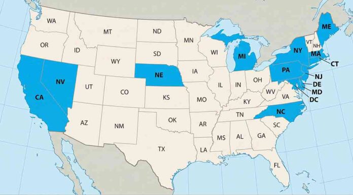 States Requiring Stock Epinephrine in Schools 1