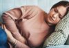 Woman with Stomach Pain