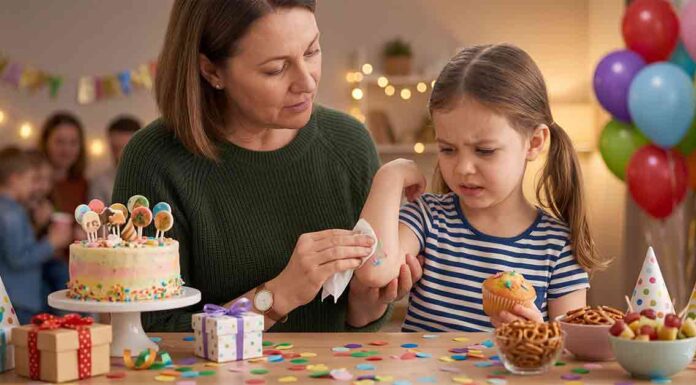 Addressing Your Comments and Concerns About the Allergen Contact Study Child Touches Allergen at Party - AI-Generated