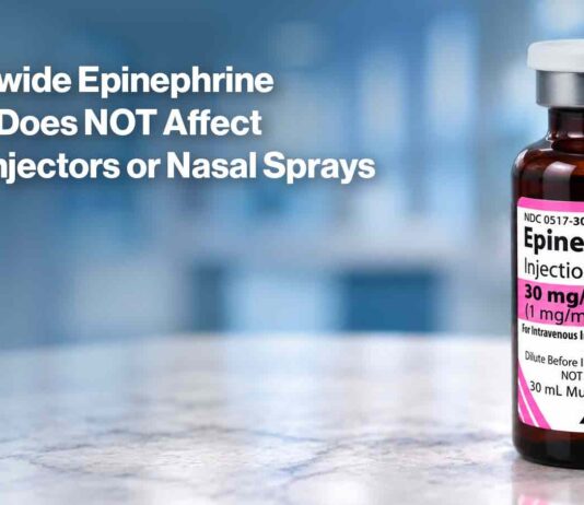 American Regent Epinephrine Recall