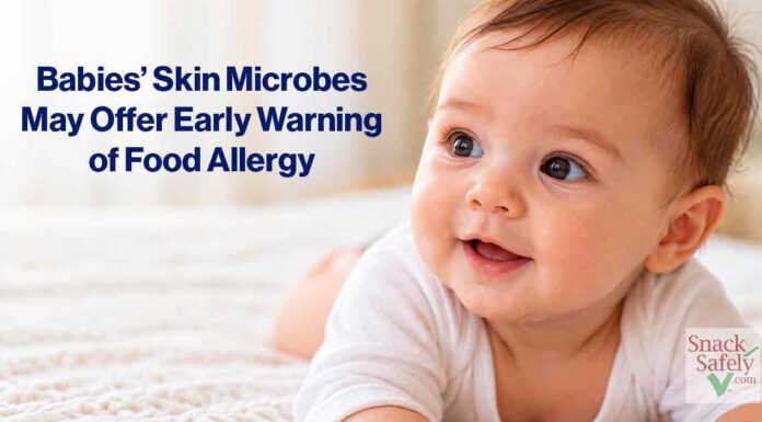 Babies’ Skin Microbes May Offer Early Warning of Food Allergy Babies Skin Microbes