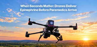 Emergency Medical Drone - AI-Background