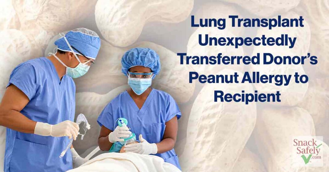Lung Transplant Peanut Allergy