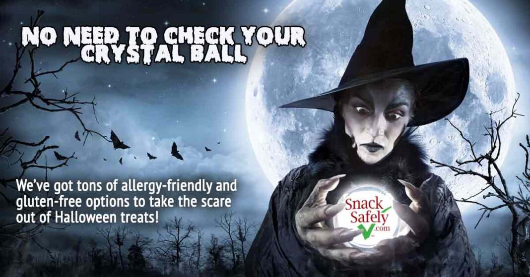 Halloween Crystal Ball Witch